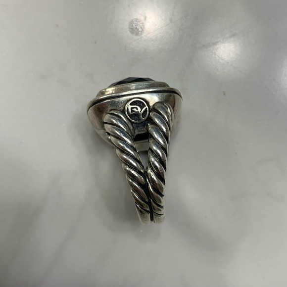 DAVID YURMAN 15mm hematite ALBION ring. - Picture 2 of 4